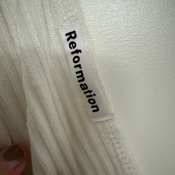 Reformation Minnie Knit Wrap Top - Picture 3 of 5